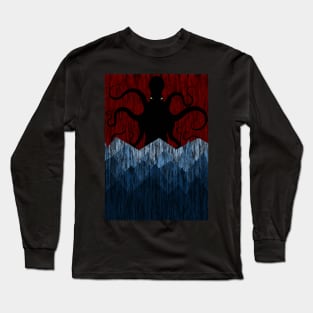 Cthulhu's sea of madness - Red Long Sleeve T-Shirt